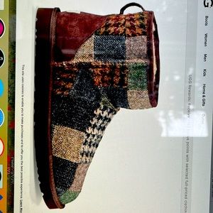 Classic Mini Ugg Boot Patchwork